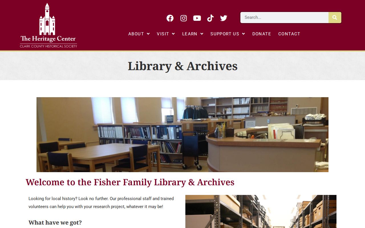 Springfield city directory research at Fisher Family Library and Archives